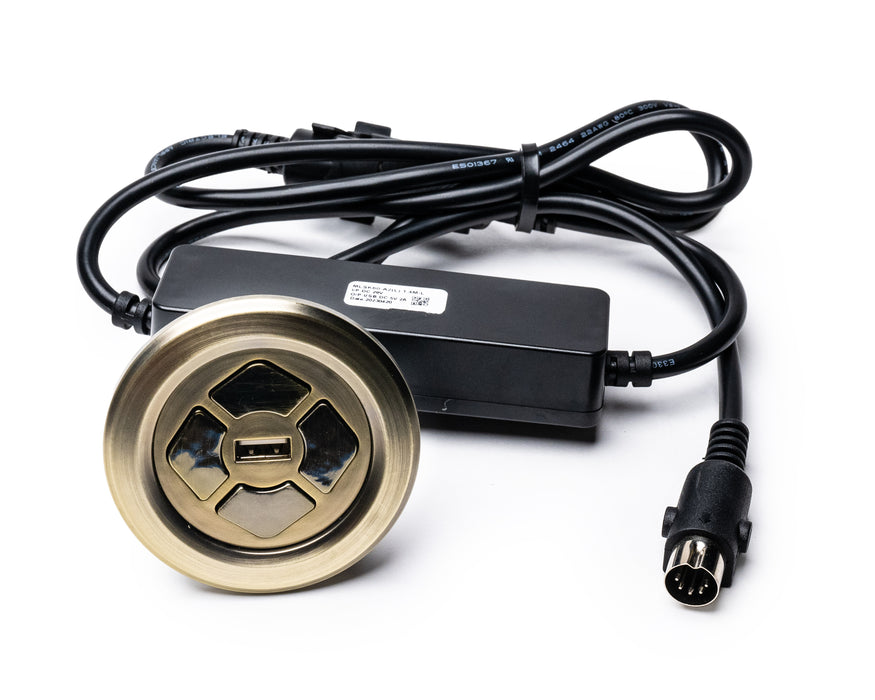 MULIN ELECTRIC - Switch Model: MLSK80-A2-L Hand Controller 4 Buttons USB-A Replacement Part for Electric Recliner