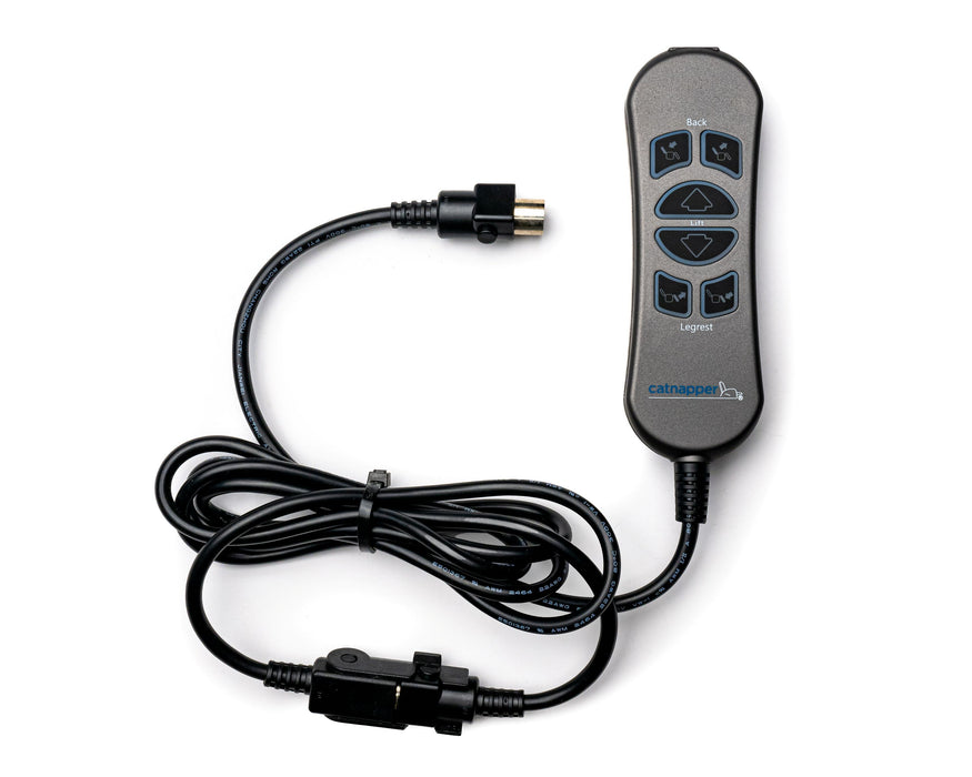 MULIN ELECTRIC Model: MLSK89-A2 Remote Switch, Hand Controller ( 2.0M-Long), 6 Buttons - Replacement Part for Electric Recliner