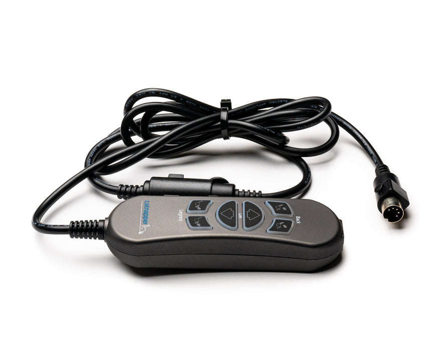 MULIN ELECTRIC Model: MLSK89-A2 Remote Switch, Hand Controller ( 2.0M-Long), 6 Buttons - Replacement Part for Electric Recliner