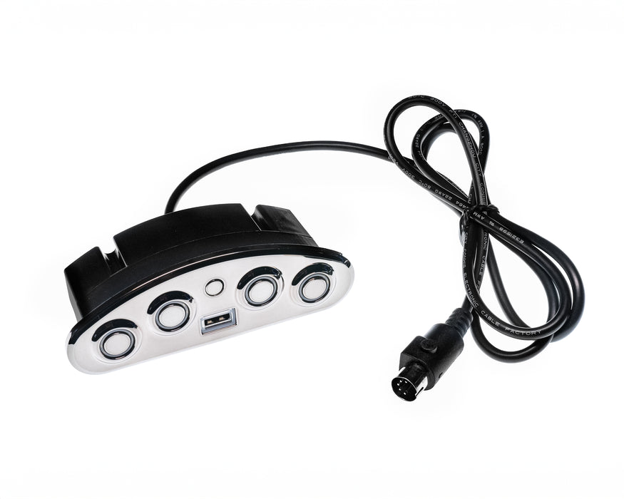 CENRO - Switch Model: POSSK-57-L Hand Controller 5 Buttons USB-A Replacement Part for Electric Recliner