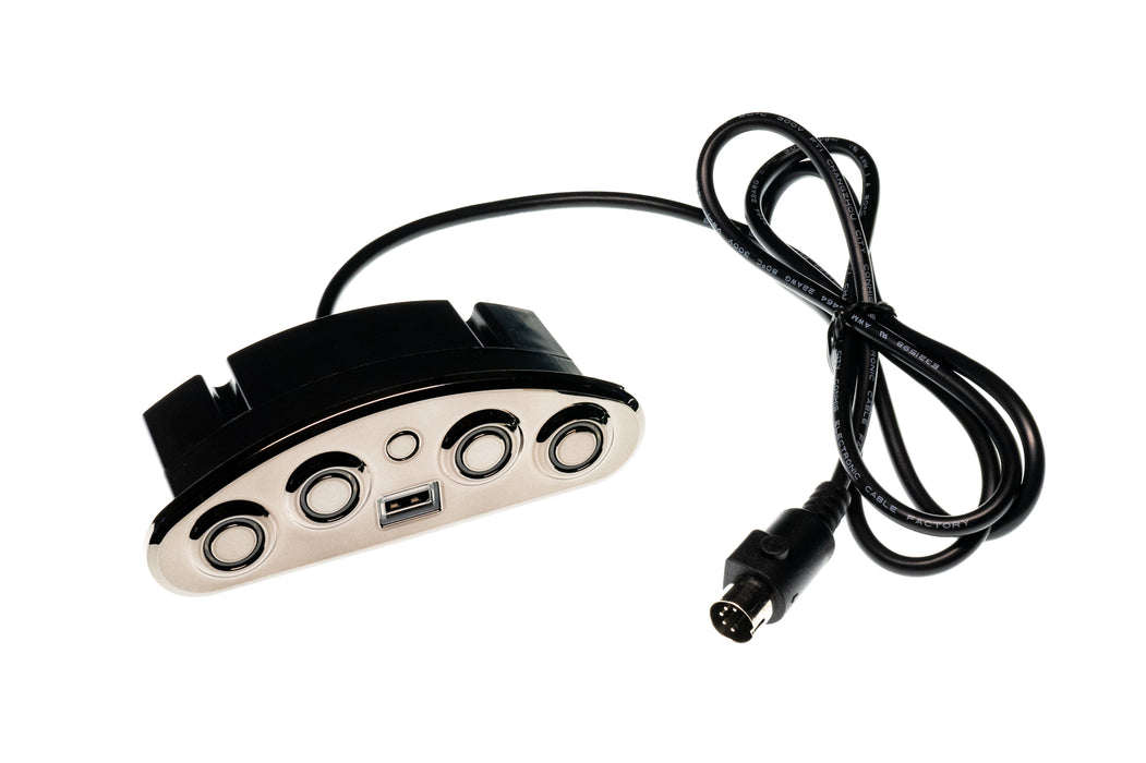 CENRO Model: POSSK-57-R (Right) Switch, Hand Controller, 5 Buttons, with USB - Replacement Part for Electric Recliner