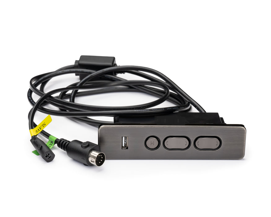 RMT Modelo: R22231010049 Interruptor, controlador manual, 5 botones con USB - Pieza de repuesto para sillón reclinable eléctrico - Como R22231010041, 50, 23300047, DLSK091D201, 03