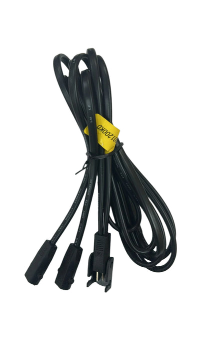 UNIVERSAL 2-Pin Male to Double 2-Pin Female Splitter Y Cable Cord Model: OMD-SPLITTER-002 for Sofa, Recliner, Lift Chair, Couch