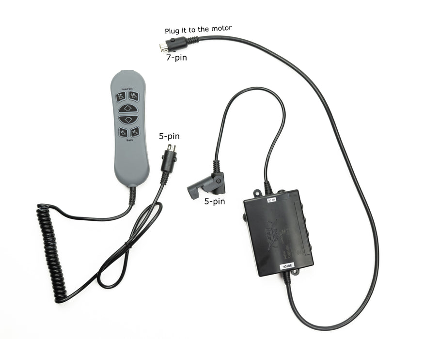 MOTO / HHC - Massage KIT System Model: HSW306A-9V & CM310K30 & HSW306A-B-KB-9V Bundle Replacement Part for Electric Recliner Seat